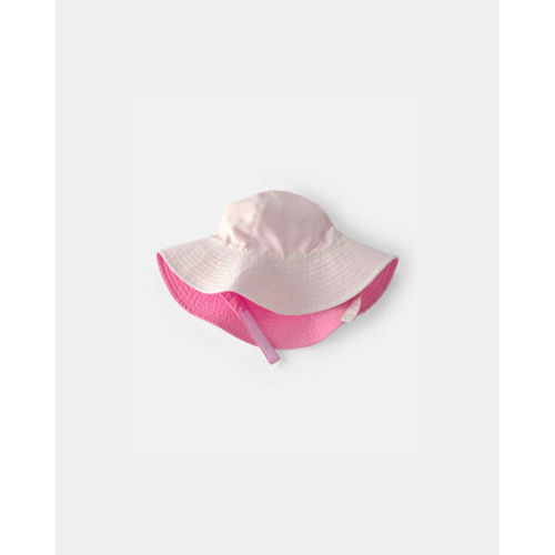 Baby Girl Reversible Swim Hat - Pink/White | Carter's
