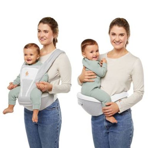 Ergobaby Alta 2-in-1 All Carry Positions Baby Carrier and Hip Seat - Pearl Gray