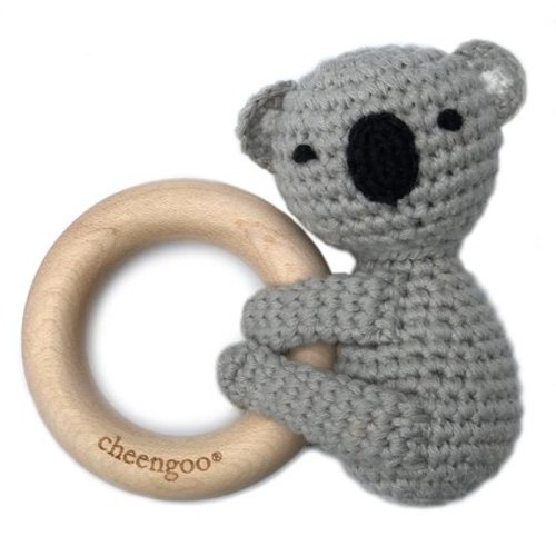 Crochet Koala Teething Rattle
