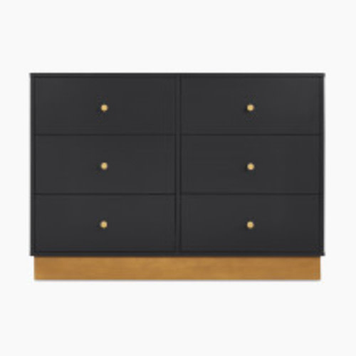 Delta Children James 6 Drawer Dresser - Midnight Grey/Acorn