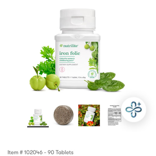 Nutrilite™ Iron Folic | Vitamins & Supplements | Amway