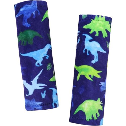 Baby Strap Cover, Stroller Strap Cover, Dinosaur Car Seat Strap Covers, Car Seat Straps Shoulder Pads, 2 Pack, Watercolor Pattern, for Baby Toddler Infant Boy Girl