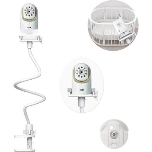 Baby Camera Mount Flexible Baby Monitor Holder Stan Shelf Compatible with Infant Optics DXR-8 and DXR-8 PRO Baby Monitor,Any Cameras with 1/4" Screw Stan(33.4 inch/Camera Not Included)