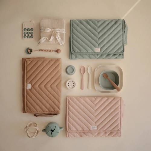 Portable Changing Pad Roman Green