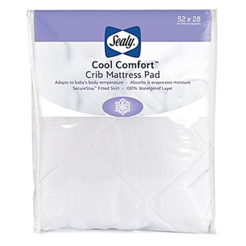 Sealy® Cool Comfort Crib Mattress Pad