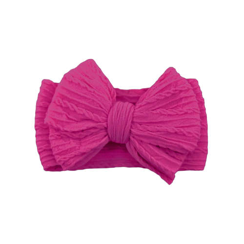 Cable Bow, Magenta – SpearmintLOVE