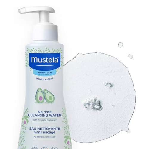 Mustela No-Rinse Micellar Cleansing Water for Babies - Made with Natural Avocado Perseose & Aloe Vera - Safely Cleans Baby's Face, Hands & Diaper Area - 1 or 2-Pack - Various Sizes