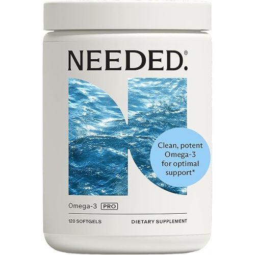 Prenatal Omega-3 Pro - High Potency Dose of Sustainably Sourced Fish Oil, 1000mg DHA, 1000mg EPA, Encased in a Gelatin-Free, Plant-Based Softgel Shell 120ct