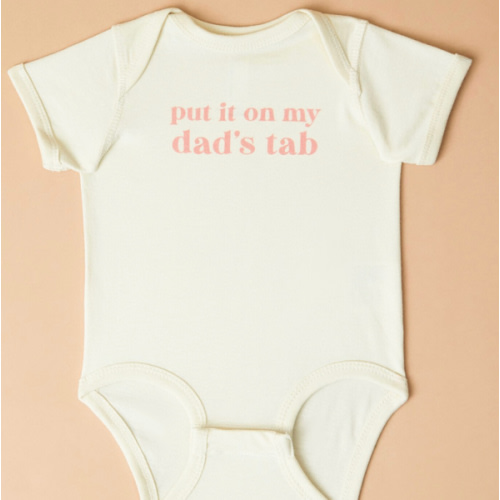 Put it on Dads Tab Bodysuit