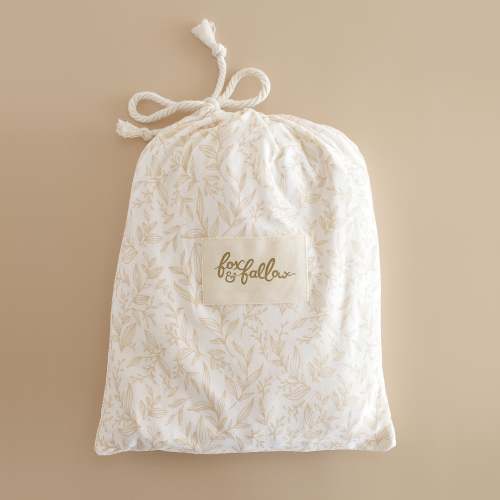 Fox & Fallow - Golden Vines Organic Fitted Cot Sheet