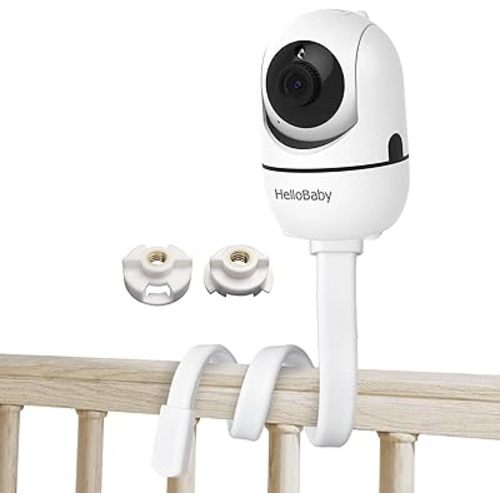 for Hellobaby Monitor Mount fits HB6550/ HB65/ HB6339/ HB40/ HB6081/ HB66/ HB6351 and ANMEATE SM935E, 20 Inch Twist Mount Without Tools or Wall Damage