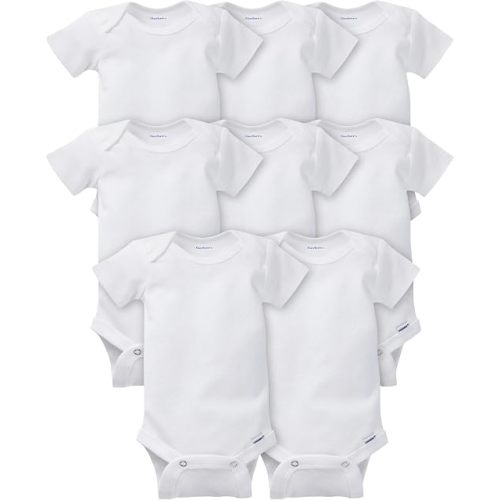 Gerber Baby Boys & Girls 8-Pack Short Sleeve Onesies Bodysuits