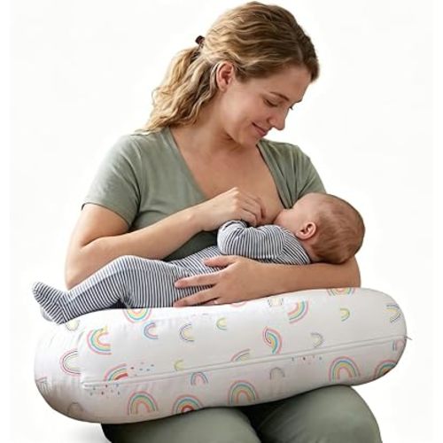 Nursing Pillow for Breastfeeding,Feeding Pillow with Removable Cover