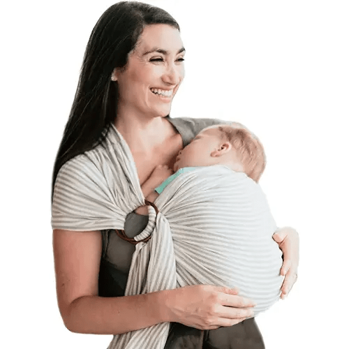 Nalakai Luxury Ring Sling Baby Carrier, Soft Linen Baby Sling, Baby Wrap, Wear Your Little One Close to Your Heart, Comfort, Style