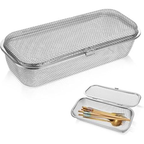 Dishwasher Basket, 304 Stainless Steel Dishwasher Silverware Basket