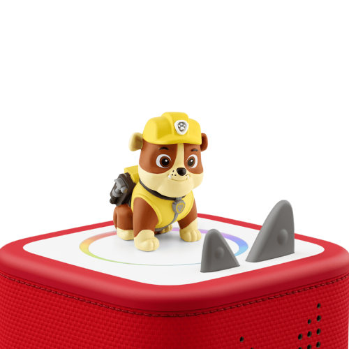 Tonies PAW Patrol: Rubble Audio Play Figurine for Toniebox, Portable Speaker, Yellow, Plastic