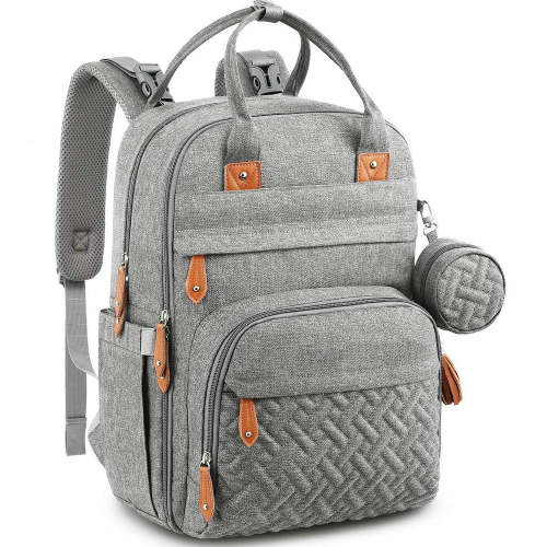 Nappy Bag Backpack With Change Mat