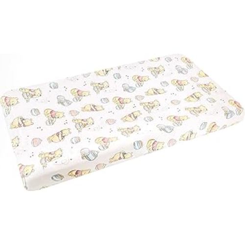 Premium Knit Diaper Changing Pad Cover Hunny by Copper Pearl