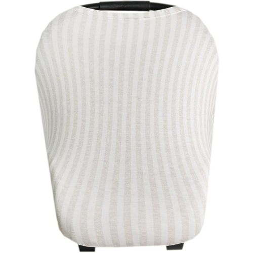 Copper Pearl Multi-Use Cover: Car Seat Covers, Nursing Cover, and Stroller Cover for Sun - Stretchy Fabric, All-Season Use, Stylish Designs, Easy Access for Moms - Coastal