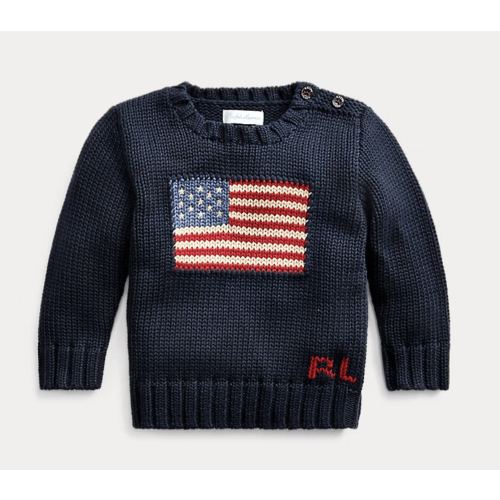 Baby Boy The Iconic Flag Sweater | Ralph Lauren