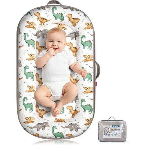 BUTOA Baby Lounger, Portable Infant Support Cushion for Newborn 0-24 Months