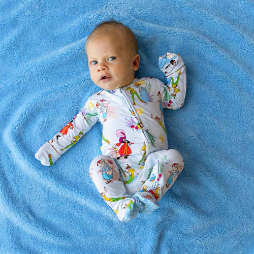 Disney Peter Pan Footie Zippered One Piece