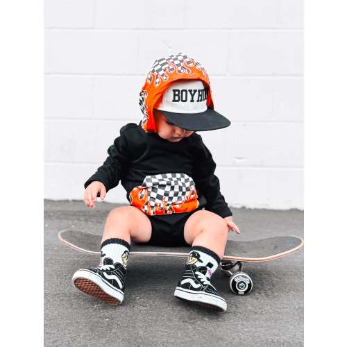 Burning Flame | Bubble Romper – Crump Co. Shop