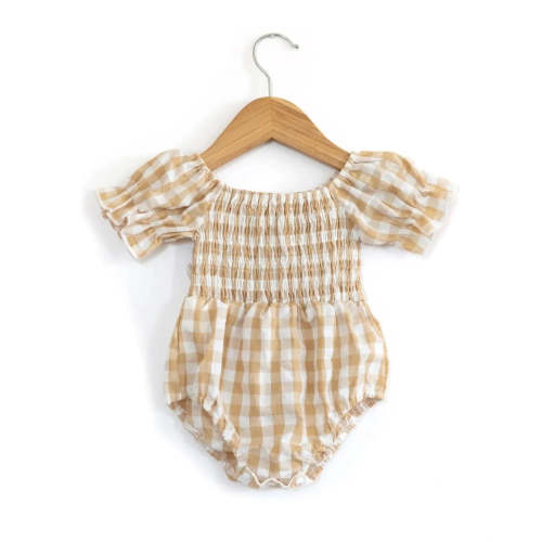 Greta Romper in Buffalo Beige | Reverie Threads