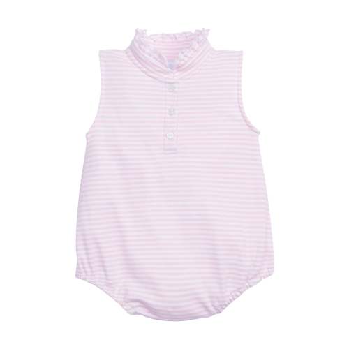 Sleeveless Hastings Bubble - Light Pink Stripe