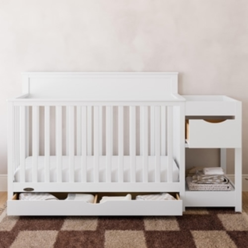 Graco Shiloh 5-in-1 Convertible Crib and Changer With Storage Drawer