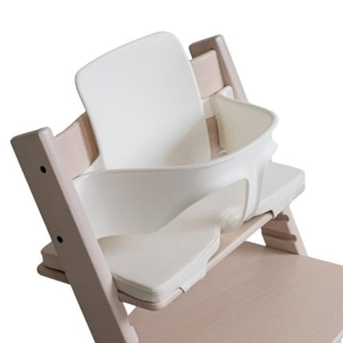 COZYKIDS Tripp Trapp Compatible Baby Cushion | Waterproof High Chair Cushion | Soft Foam Padding (Cream Ivory, Baby)