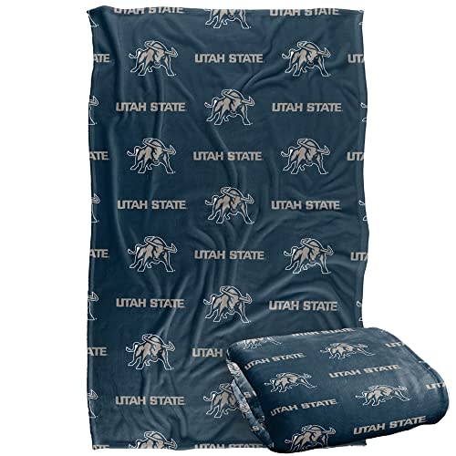 LOGOVISION Official Collegiate Logo Pattern Collection Silky Touch Super Soft Throw Blanket Collection