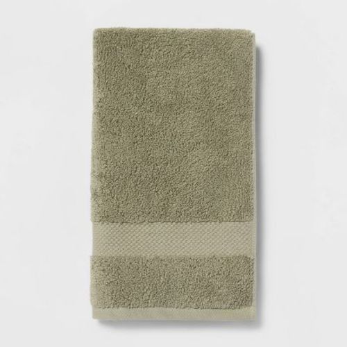 Performance Plus Hand Towel Light Green - Threshold™: Cotton Terry, Fade-Resistant, 550 GSM, OEKO-TEX Certified