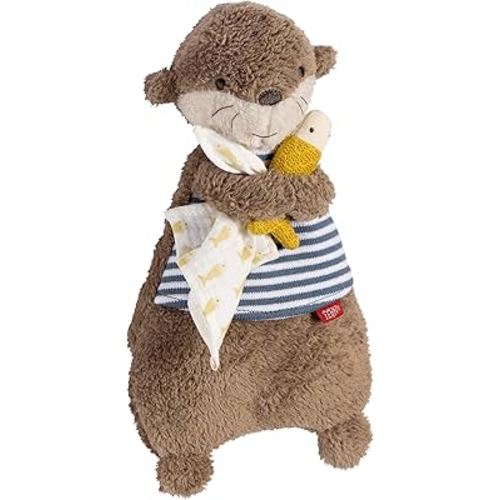 Fehn Warming Animal Otter - Soothing Cuddly Toy with Removable Hot/Cold Bag - Grain Cushion for Babies and Toddlers from Birth : Amazon.de: Baby Products