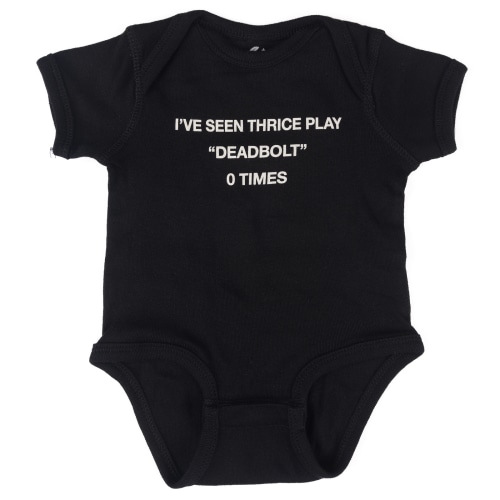 Thrice "Deadbolt" Onesie – Sparrow Sleeps