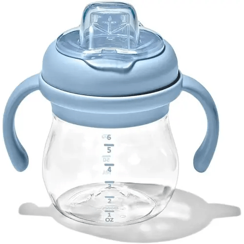 OXO Tot Transitions Soft Spout Sippy Cup with Removable Handles - 6 oz. - Dusk