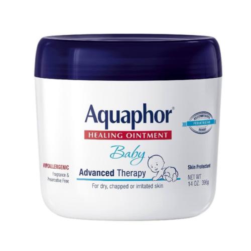 Aquaphor Baby Healing Ointment Advanced Therapy Skin Protectant for Chapped or Dry Skin, Drool Rash and Diaper Rash Ointment, 14 Oz Jar