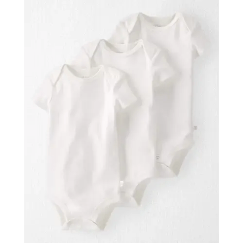 Baby 3-Pack Organic Cotton Rib Bodysuits - Little Planet | Carter's