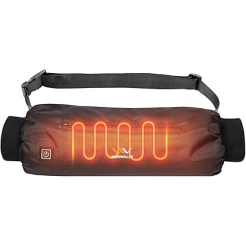 Electric Heated Hand Warmer Pouch,(No Build in Battery) Gloves with Double Sided Heating Areas- Portable USB Heated Hand Muff for Men & Women - Ideal for Football, Hunting,Fishing,Camping, Golf