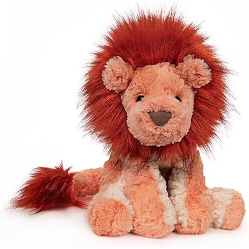 GUND Cozys Collection Lion Plush Stuffed Animal for Ages 1 and Up, Orange/Red, 10"