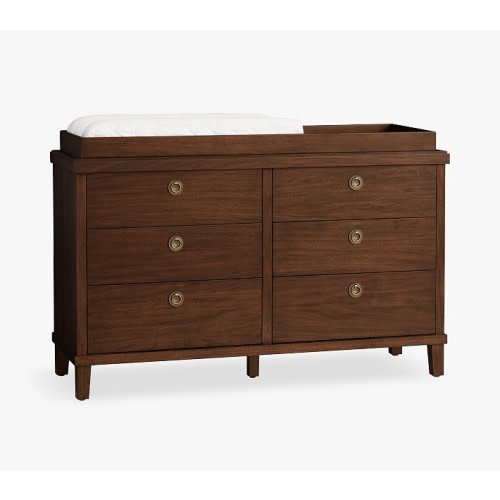 Leo 6-Drawer Dresser & Topper Set (56w x 20d")