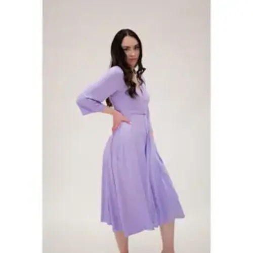 Lila Labor & Postpartum Gown in Lilac - TikTok Shop