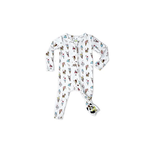 Baby Ice Cream Convertible Footie