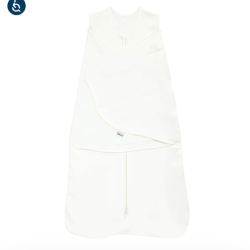 Cream Cotton Baby Swaddle - Newborn | HALO