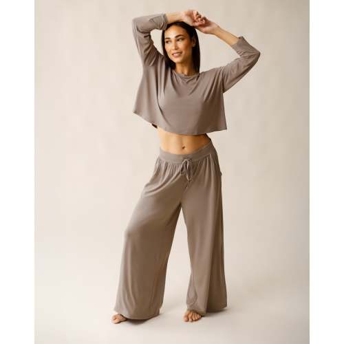 Aria Bamboo Casual Lounge Pant | Taupe - Kindred Bravely