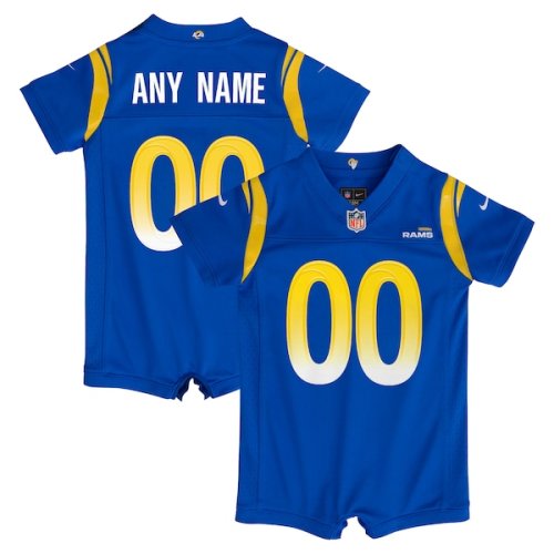 Los Angeles Rams Home Jersey Romper - Custom - Newborn