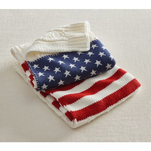 American Flag Baby Blanket