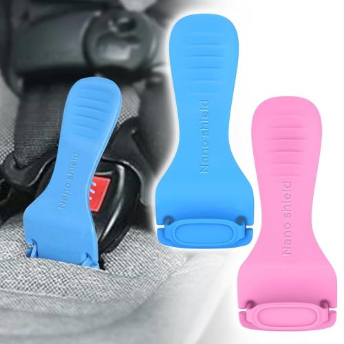 Buckle Release Tool 2 Pack, Easy Unbuckle Tool Button Pusher for Older Kids, Seniors, Long Nails, Quickly Unbuckle Your Kids in School Drop-Offs and Travel, Fits 5 Point Harness & All Button Buckles