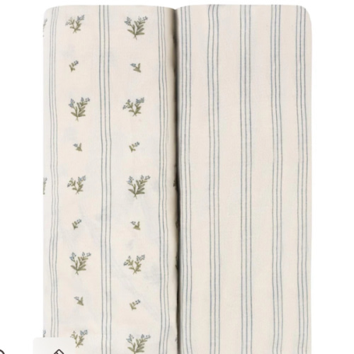 Linear Berry Leaf Bassinet Sheet Set – Ely's & Co.