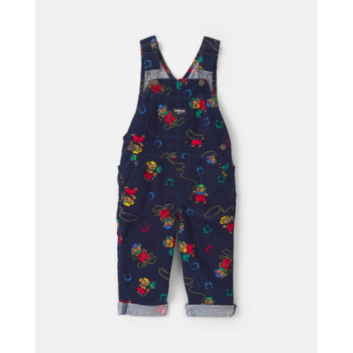 Toddler Bear Corduroy Overalls - Navy Blue - OshKosh B'gosh | Carter's
